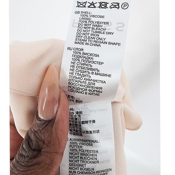 Reiss Matra Cream Halter Midi Dress – Summer Wedding Guest Size 10 - Picture 7 of 8